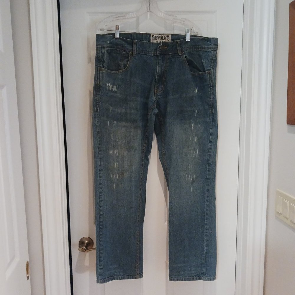 Revolve Mens Distressed Jeans 32x38